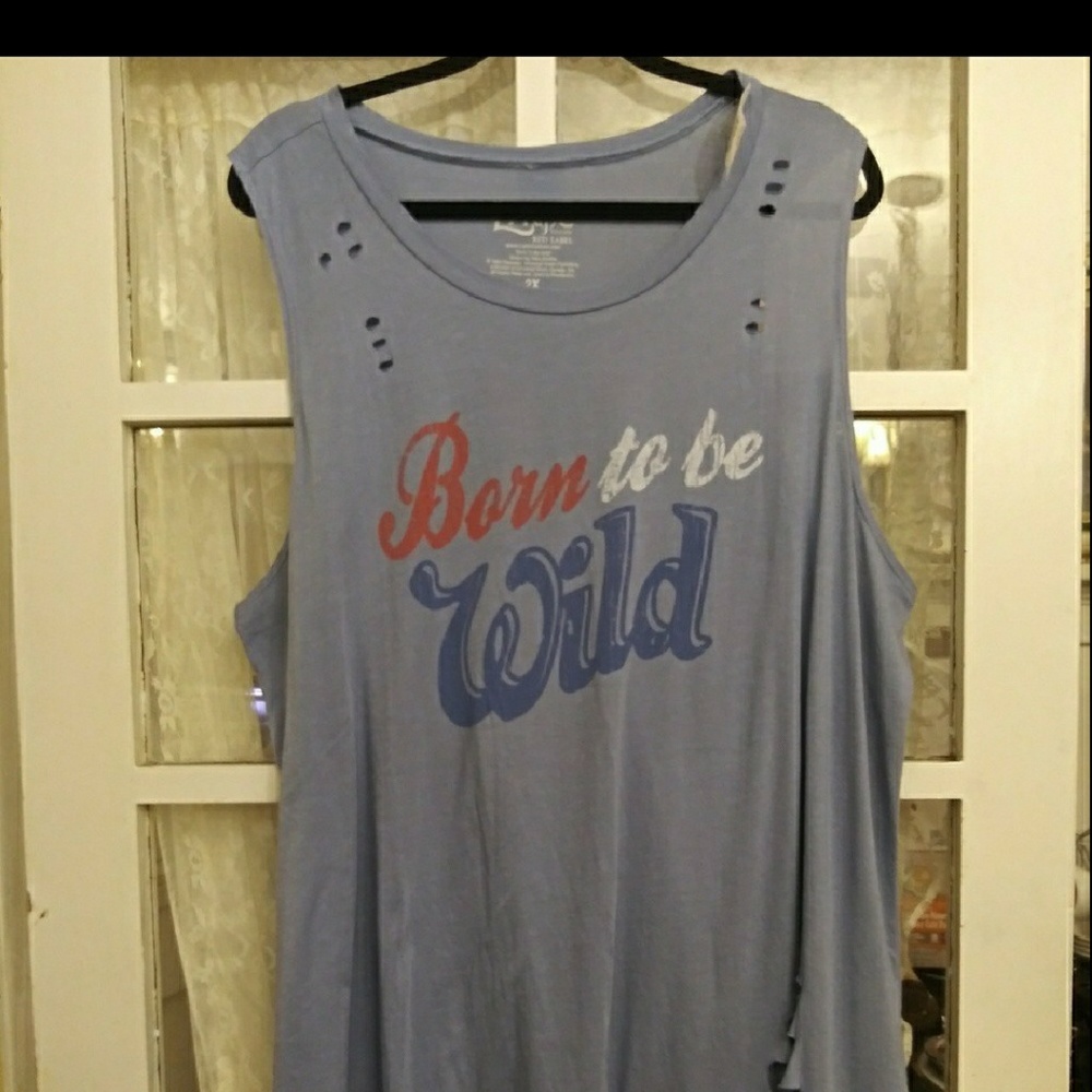 ✨NWT✨Lyric Culture "Born to be wild" tank top